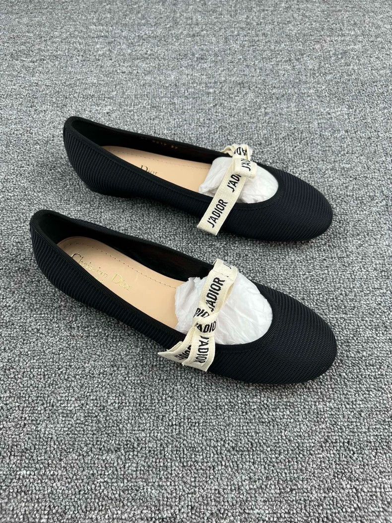 Dior New Dior Ballet Flats with Bow Size US 8 / EU 41 - 2 Thumbnail