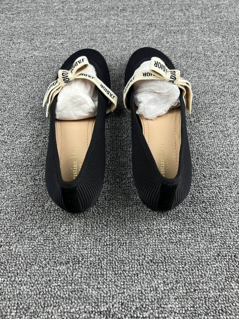 Dior New Dior Ballet Flats with Bow Size US 8 / EU 41 - 4 Thumbnail