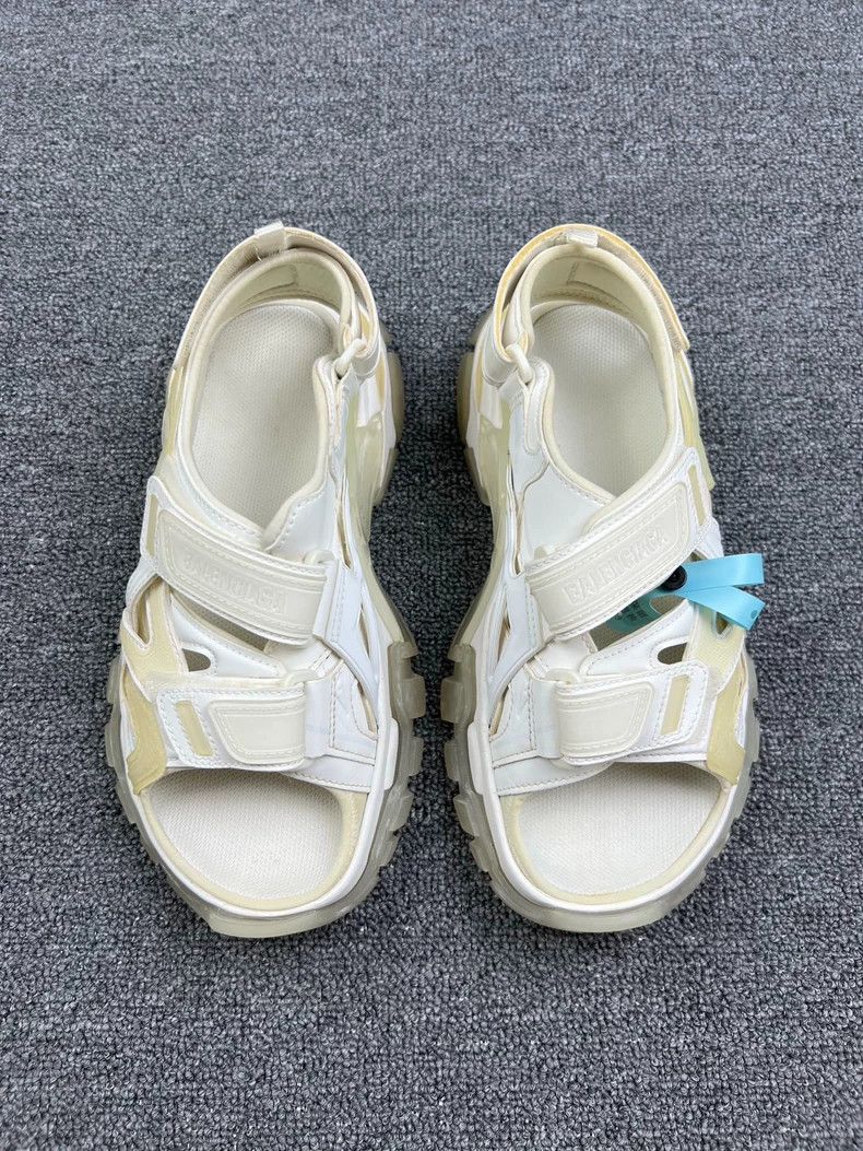 Balenciaga Balenciaga Classic Track Sandals in Beige Size US 6.5 / EU 39-40 - 3 Thumbnail