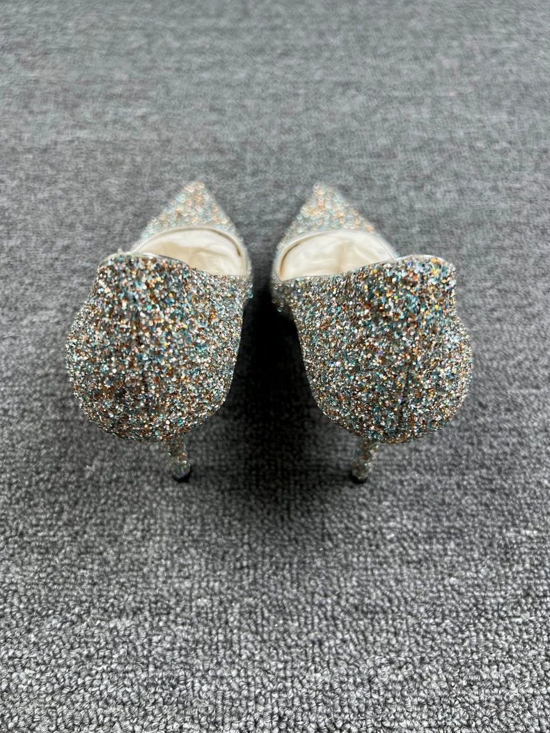 Jimmy Choo Jimmy Choo Glitter High Heels Size 34.5 Size US 5.5 / EU 38 - 4 Thumbnail