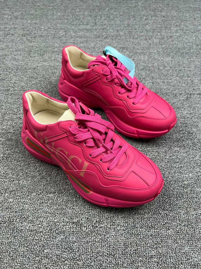 Gucci Gucci Pink Dad Sneakers Size 36.5 Size US 6.5 / EU 39-40 - 2 Thumbnail