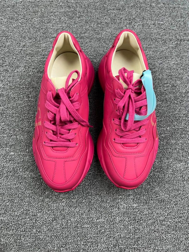 Gucci Gucci Pink Dad Sneakers Size 36.5 Size US 6.5 / EU 39-40 - 3 Thumbnail