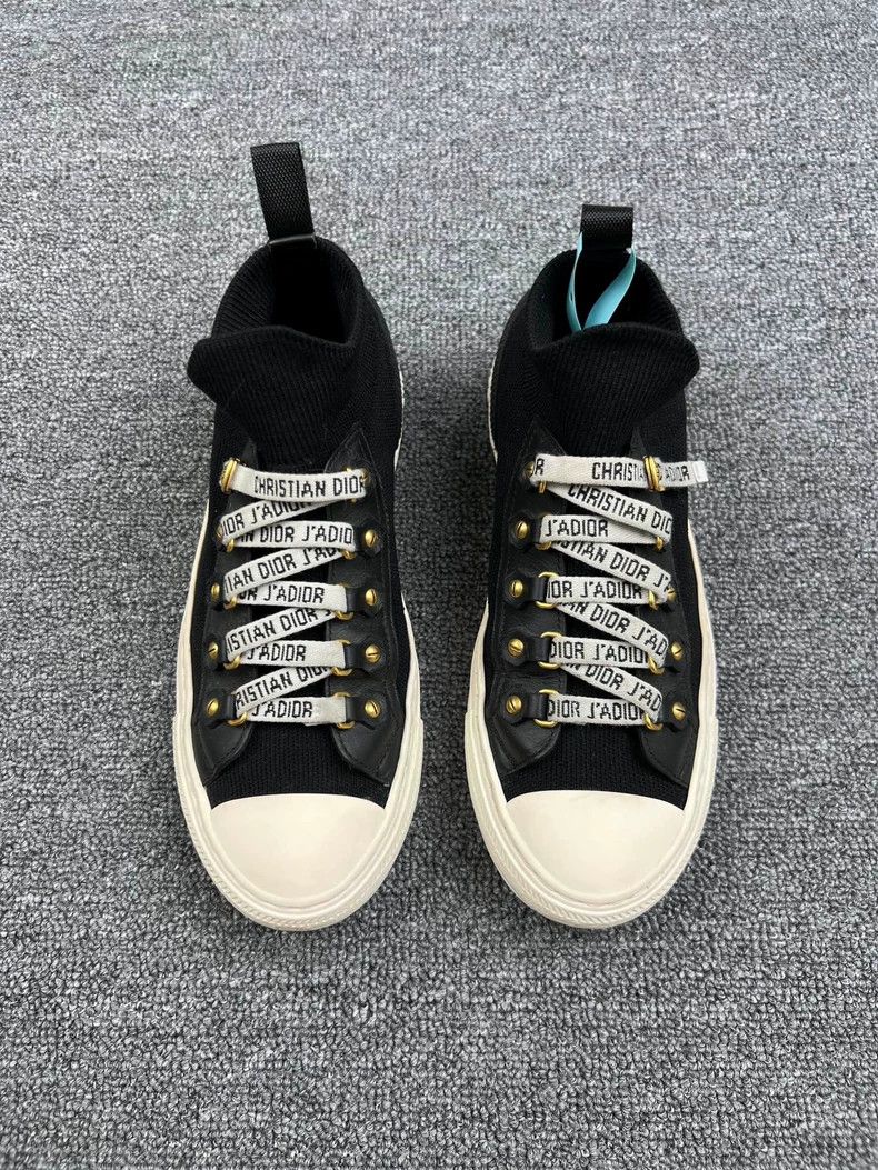 Dior Dior Black and White Striped Sneakers Size US 5.5 / EU 38 - 3 Thumbnail