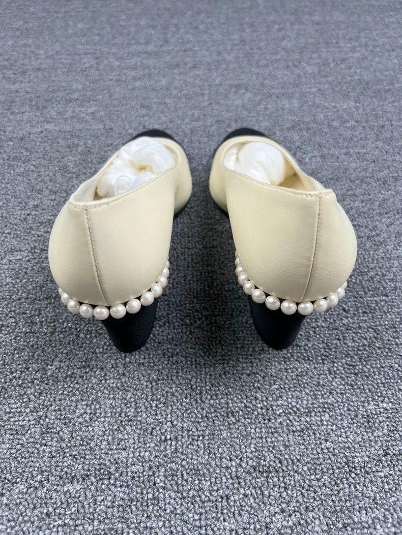 Chanel New Chanel Pearl High Heel Shoes Size 37.5 Size US 7.5 / EU 40-41 - 4 Thumbnail