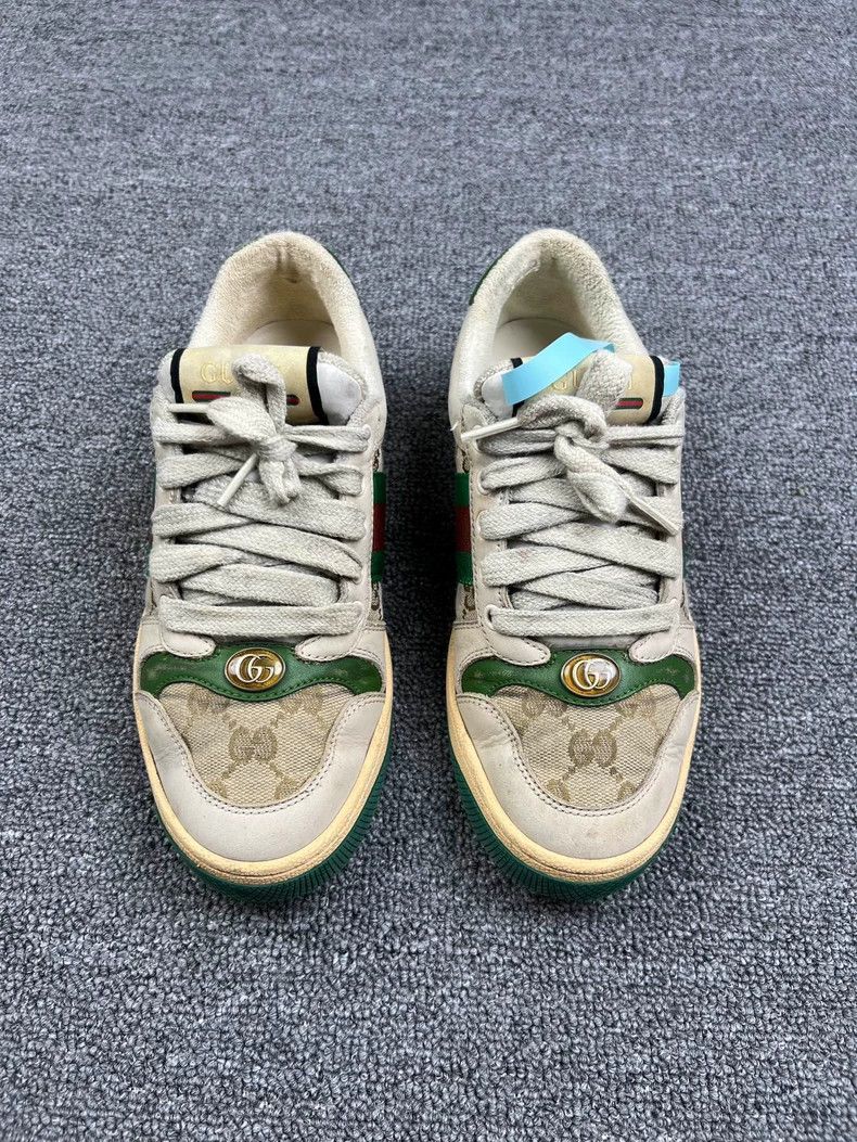 Gucci Gucci Vintage Sneakers with Green and Red Stripes Size US 5 / EU 37 - 3 Thumbnail