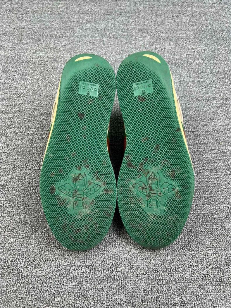 Gucci Gucci Vintage Sneakers with Green and Red Stripes Size US 5 / EU 37 - 5 Thumbnail