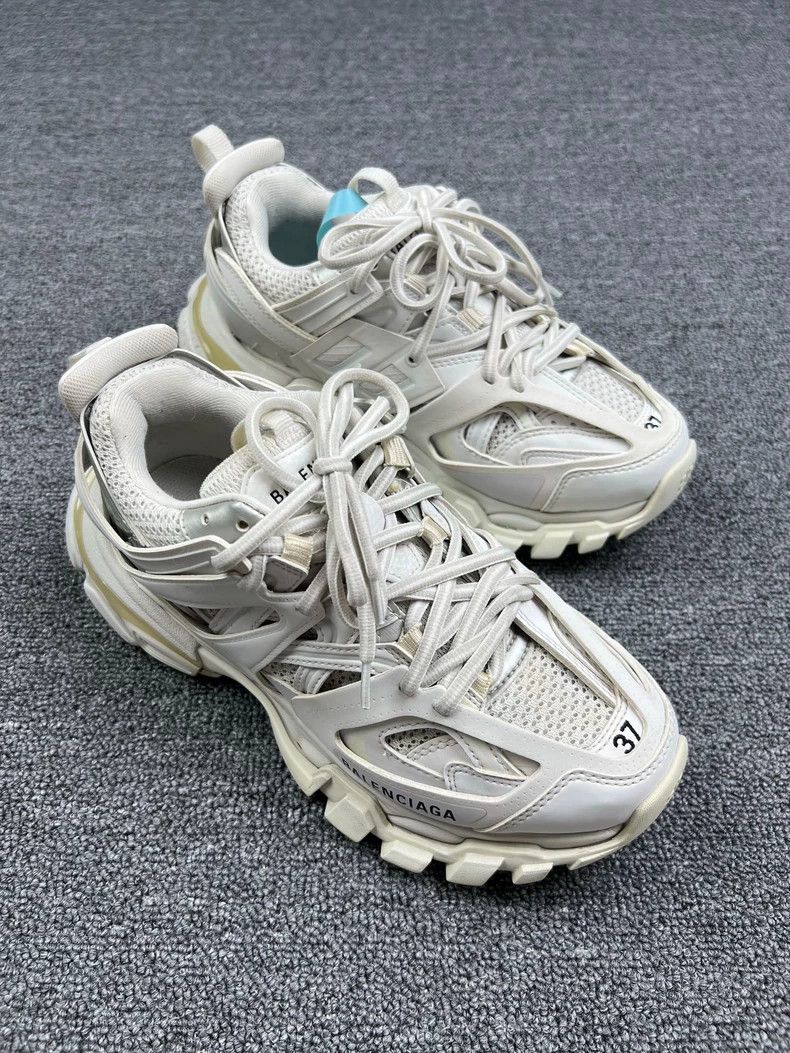 Balenciaga Balenciaga White Track Sneakers Size 37 Size US 6.5 / EU 39-40 - 2 Thumbnail
