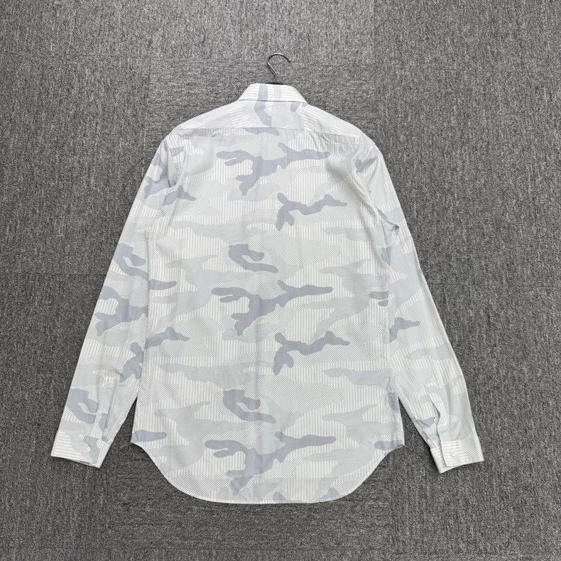 Dior Dior Camo Long Sleeve Shirt Size 40 Size US M / EU 48-50 / 2 - 2 Thumbnail