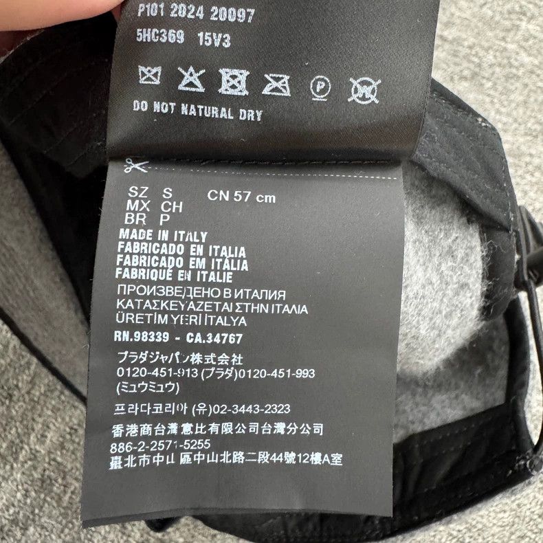 Miu Miu Miu Miu Gray Fleece Baseball Cap Size ONE SIZE - 5 Thumbnail