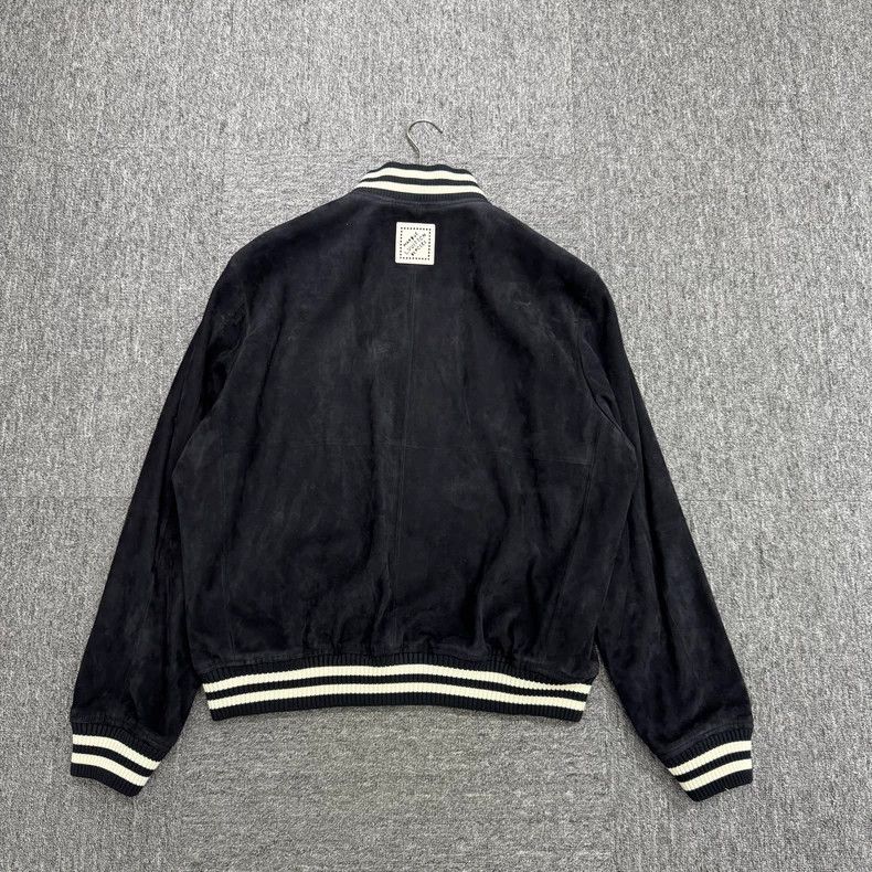 Louis Vuitton Louis Vuitton Suede Baseball Jacket with Rhinestones Size US L / EU 52-54 / 3 - 2 Thumbnail