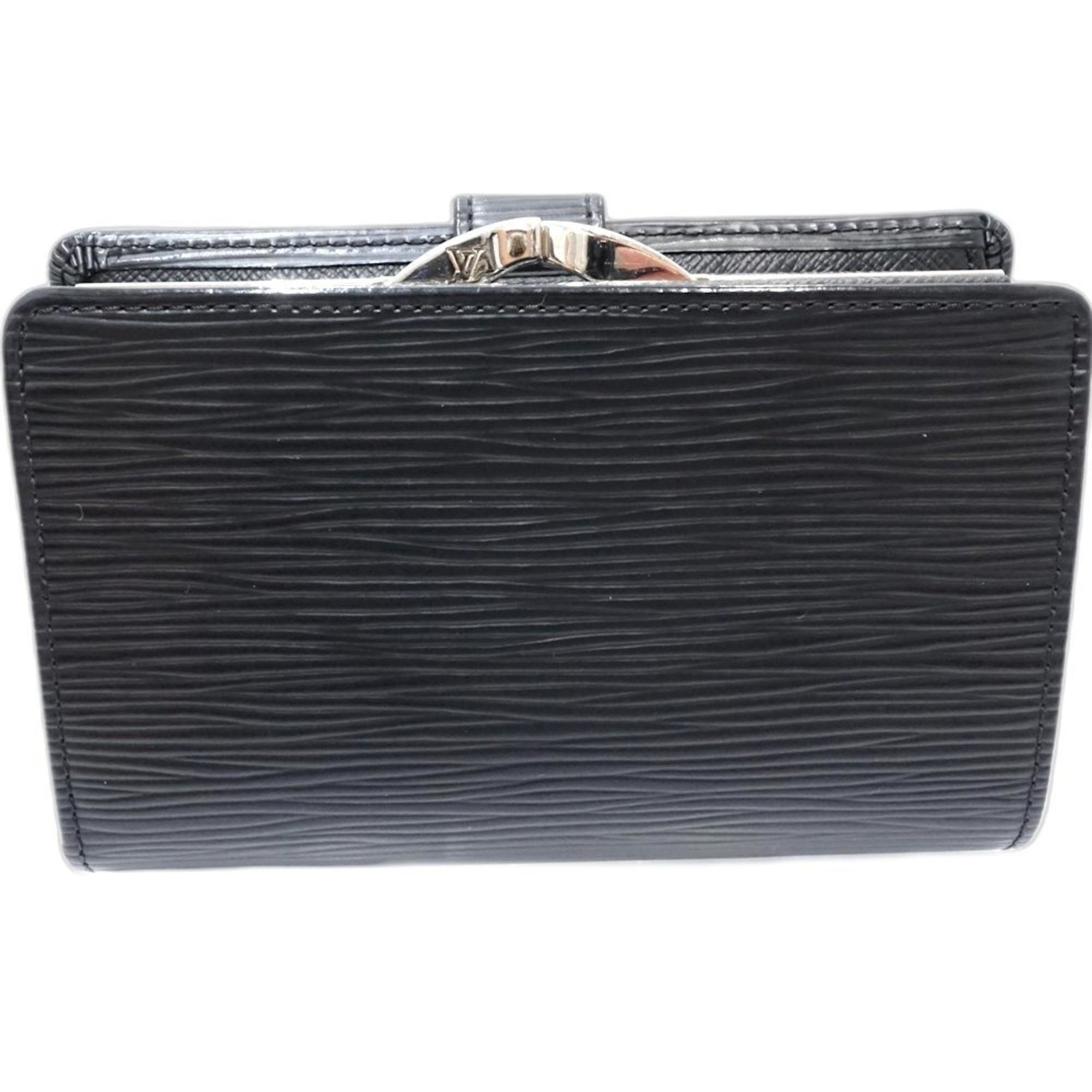Louis Vuitton Louis Vuitton Epi Bi-fold Wallet M63642 Women's Portefeuille Viennese Noir 181417 Size ONE SIZE - 3 Thumbnail