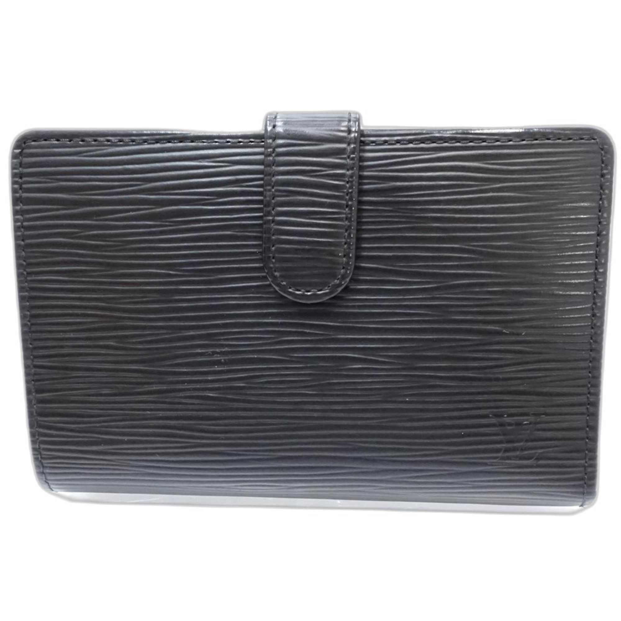 Louis Vuitton Louis Vuitton Epi Bi-fold Wallet M63642 Women's Portefeuille Viennese Noir 181417 Size ONE SIZE - 2 Thumbnail