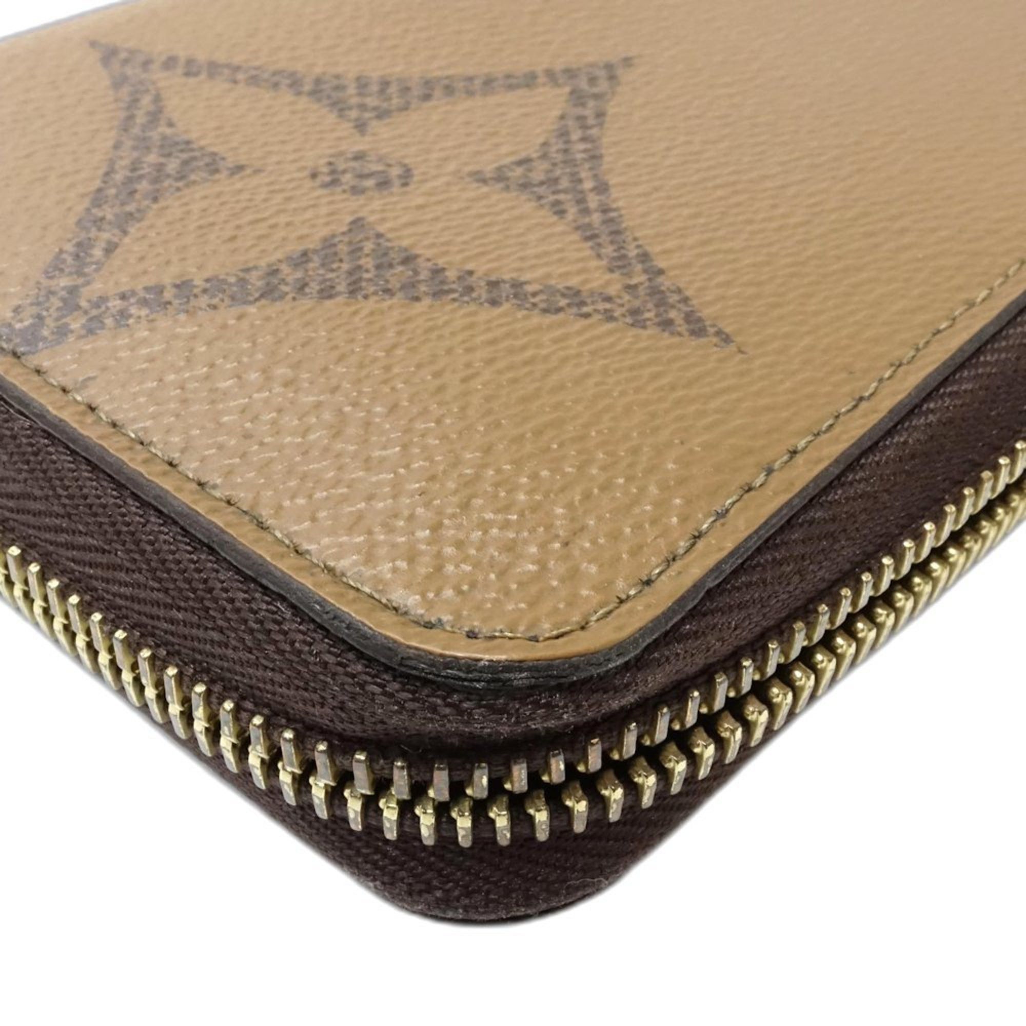 Louis Vuitton Long Wallet M69353 Women's Zippy Monogram Giant