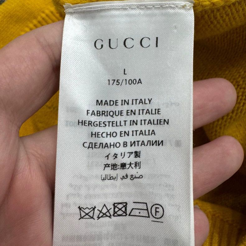 Gucci Gucci Embroidered Sheepskin Sweater Size US L / EU 52-54 / 3 - 6 Thumbnail