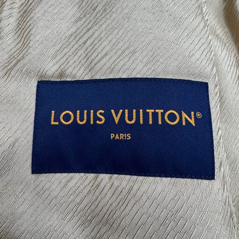 Louis Vuitton Louis Vuitton Striped Leather Jacket Size US L / EU 52-54 / 3 - 3 Thumbnail