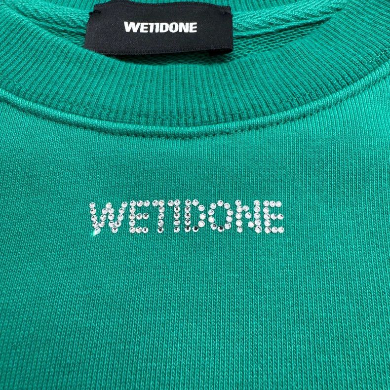 WE11DONE WE11DONE Green Sweatshirt with Logo Badge Size US S / EU 44-46 / 1 - 4 Thumbnail