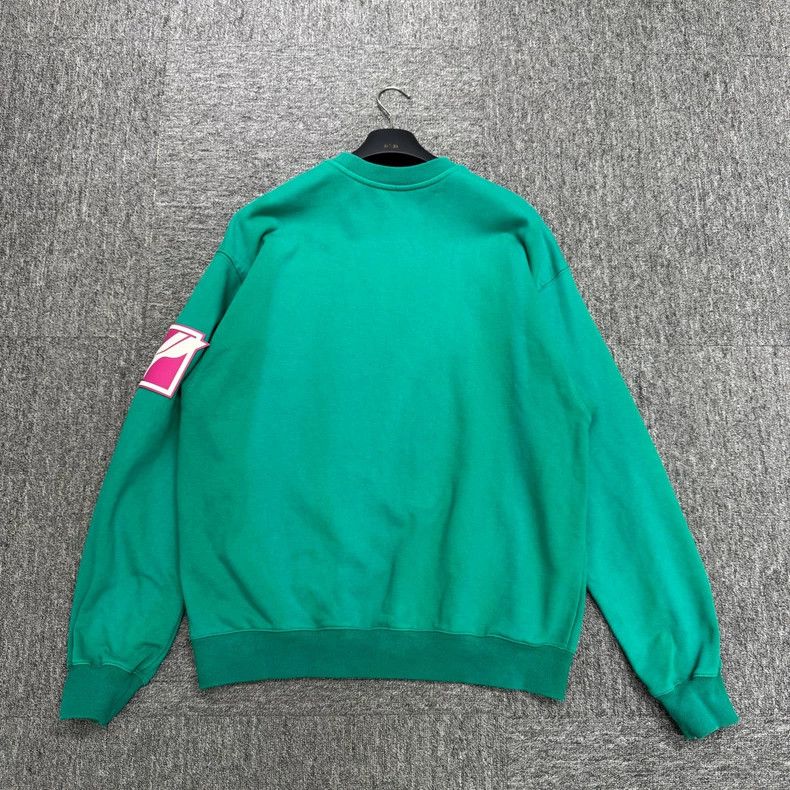 WE11DONE WE11DONE Green Sweatshirt with Logo Badge Size US S / EU 44-46 / 1 - 2 Thumbnail