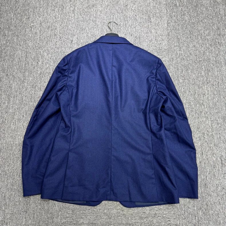 Ermenegildo Zegna ZEGNA Blue Wool Suit Jacket Size 54 Size US L / EU 52-54 / 3 - 2 Thumbnail