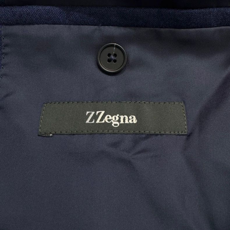 Ermenegildo Zegna ZEGNA Blue Wool Suit Jacket Size 54 Size US L / EU 52-54 / 3 - 3 Thumbnail