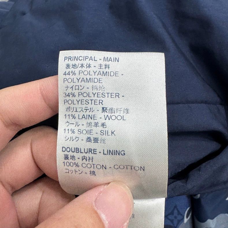 Louis Vuitton Louis Vuitton Blue Camo Reversible Cotton Jacket Size US L / EU 52-54 / 3 - 9 Thumbnail