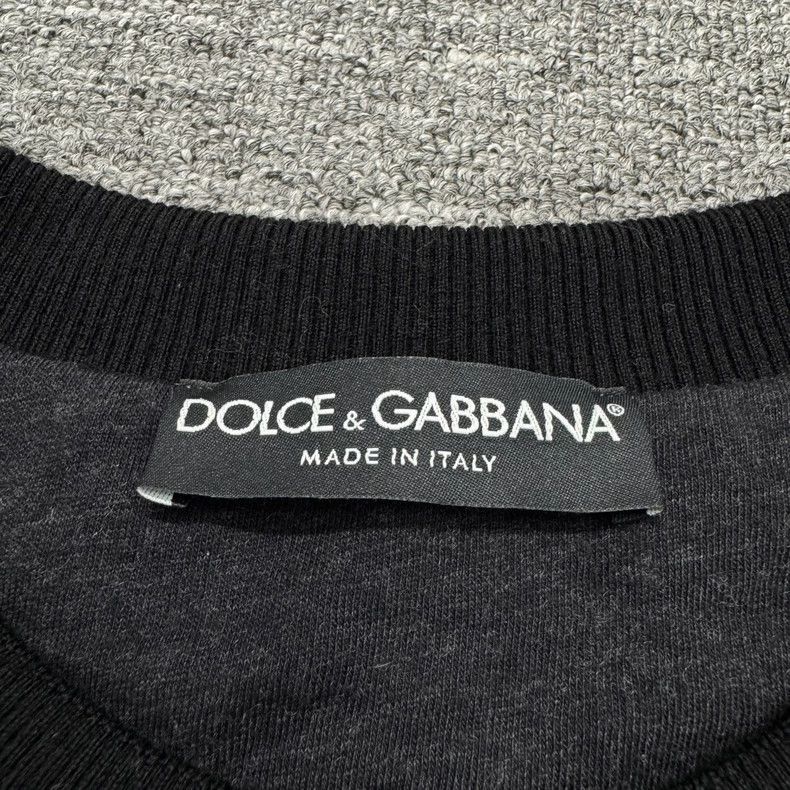 Dolce & Gabbana Black Embroidered Crown Sweatshirt Size US L / EU 52-54 / 3 - 3 Thumbnail