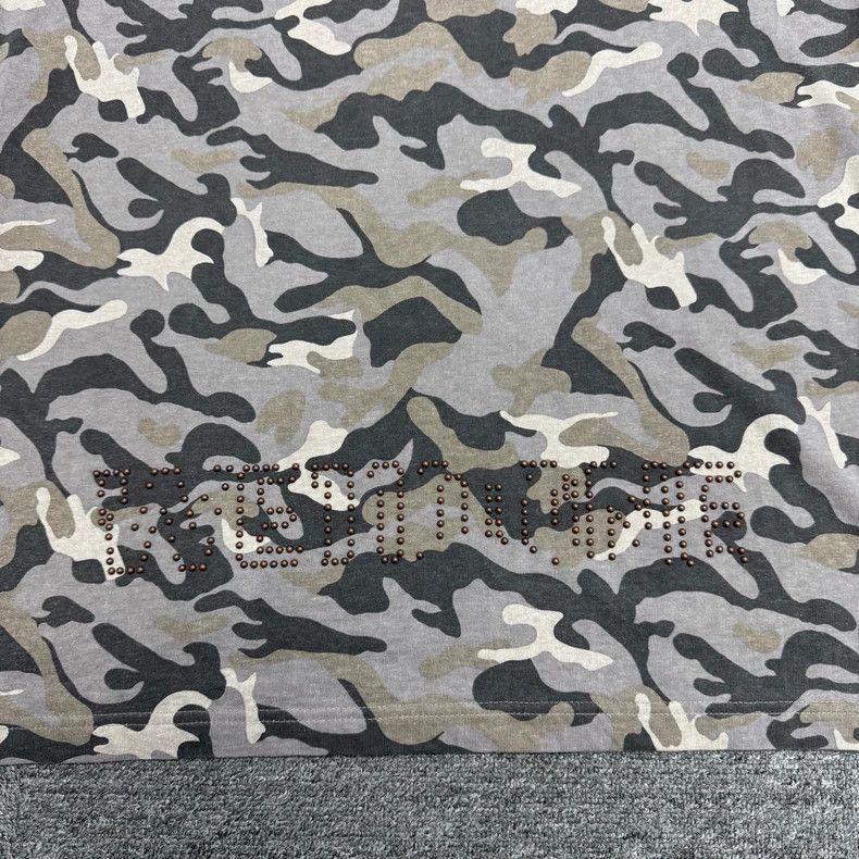 WE11DONE Camouflage Short Sleeve Tee with Studs Size US S / EU 44-46 / 1 - 3 Thumbnail