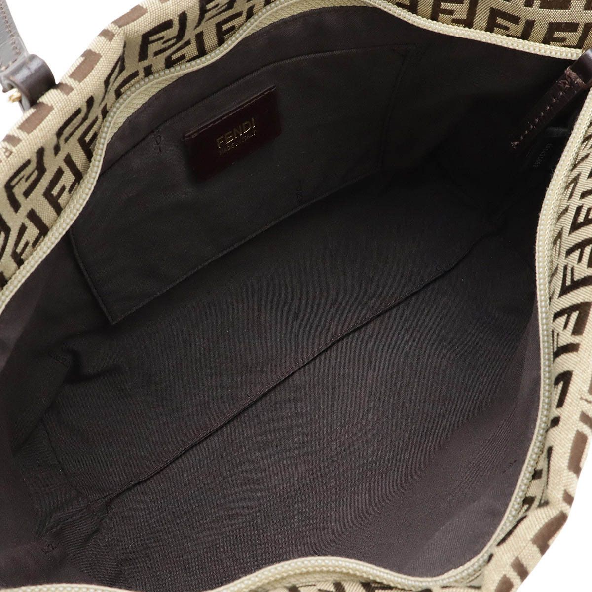 Fendi Fendi Fendi Zucchino Canvas Handbag Canvas Tote Bag 8BH214 Size ONE SIZE - 7 Thumbnail