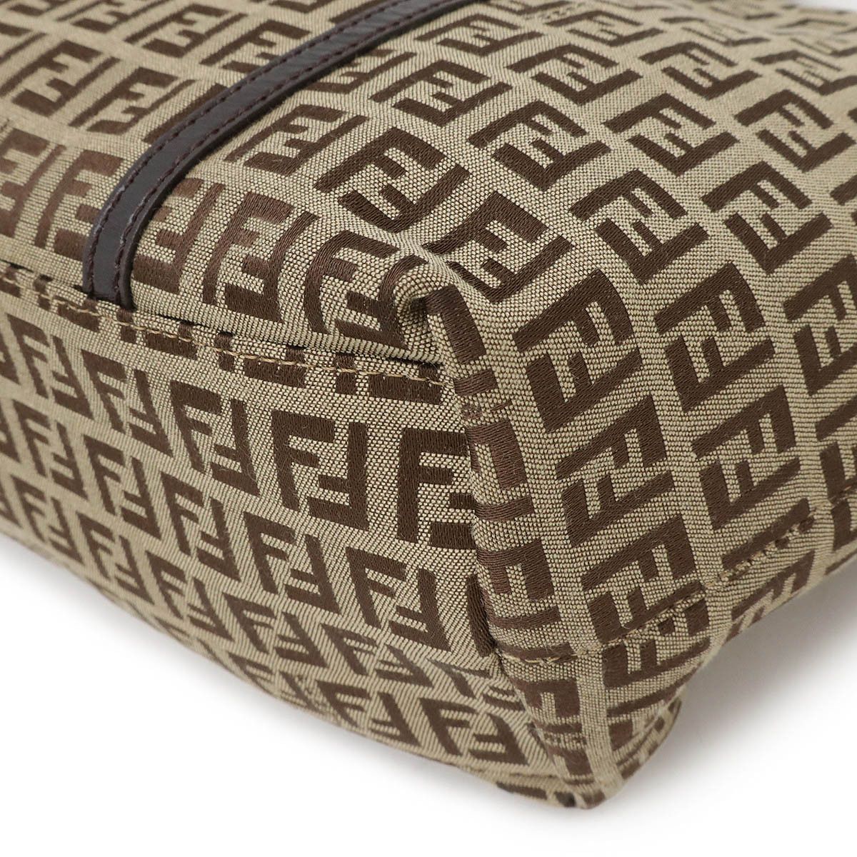 Fendi Fendi Fendi Zucchino Canvas Handbag Canvas Tote Bag 8BH214 Size ONE SIZE - 3 Thumbnail
