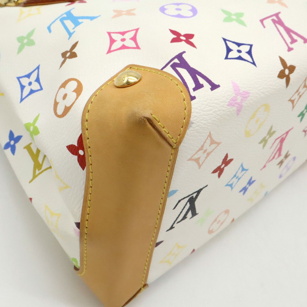 Louis Vuitton Louis Vuitton Louis Vuitton Audra Monogram Multicolor Handbag Canvas Tote Bag M40047 DUTY FREE for USA Size ONE SIZE - 3 Thumbnail