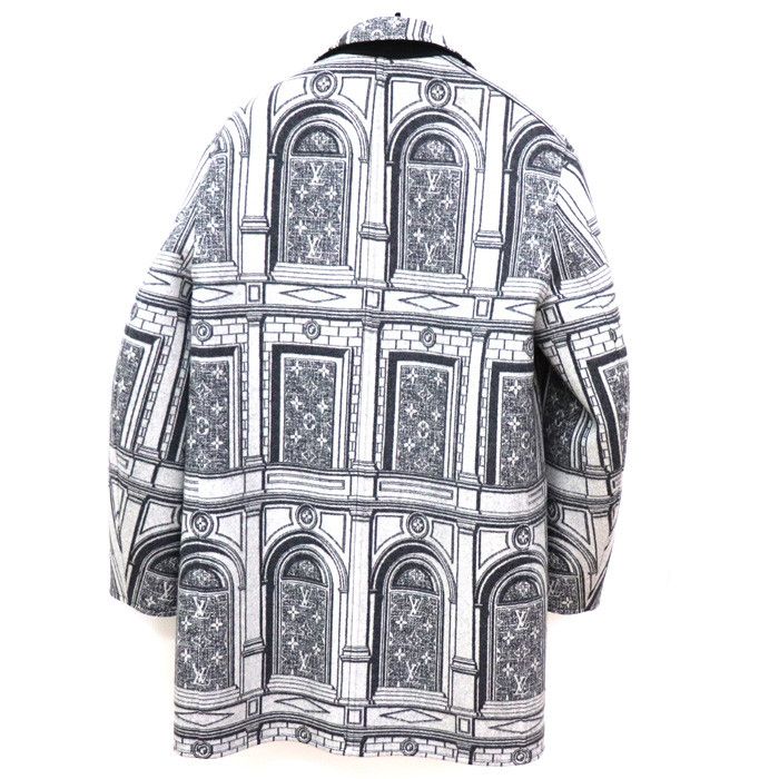 Louis Vuitton Louis Vuitton Louis Vuitton Monogram Wool Coat Cotton Outerwear 1A9AJ5 Size ONE SIZE - 4 Thumbnail