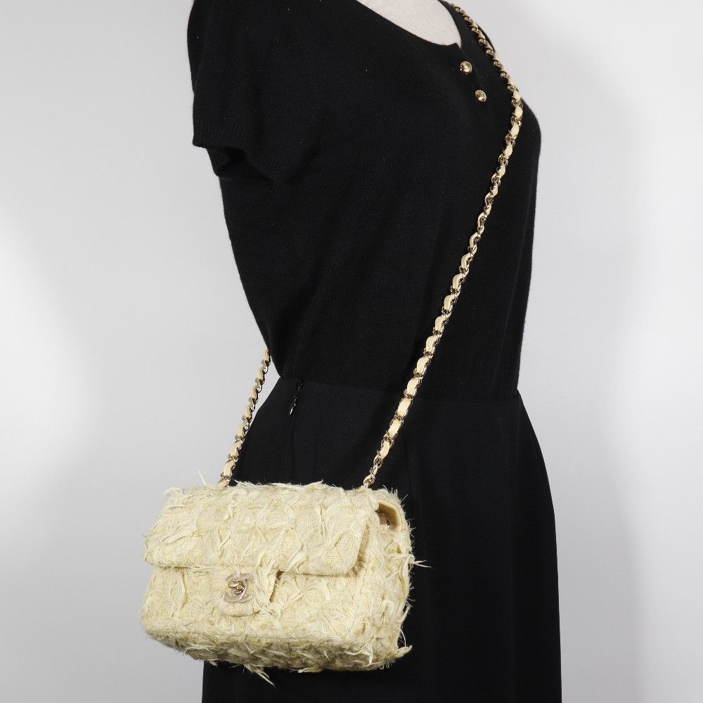 Chanel Chanel Chanel Mini Matelasse Tweed Shoulder Bag Others Shoulder Bag A69900 Size ONE SIZE - 14 Thumbnail