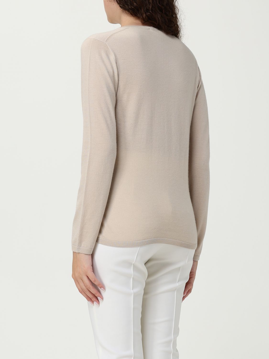 Max Mara Max Mara Sweater Woman Sand Size XXL / US 16-18 / IT 52-54 - 3 Thumbnail