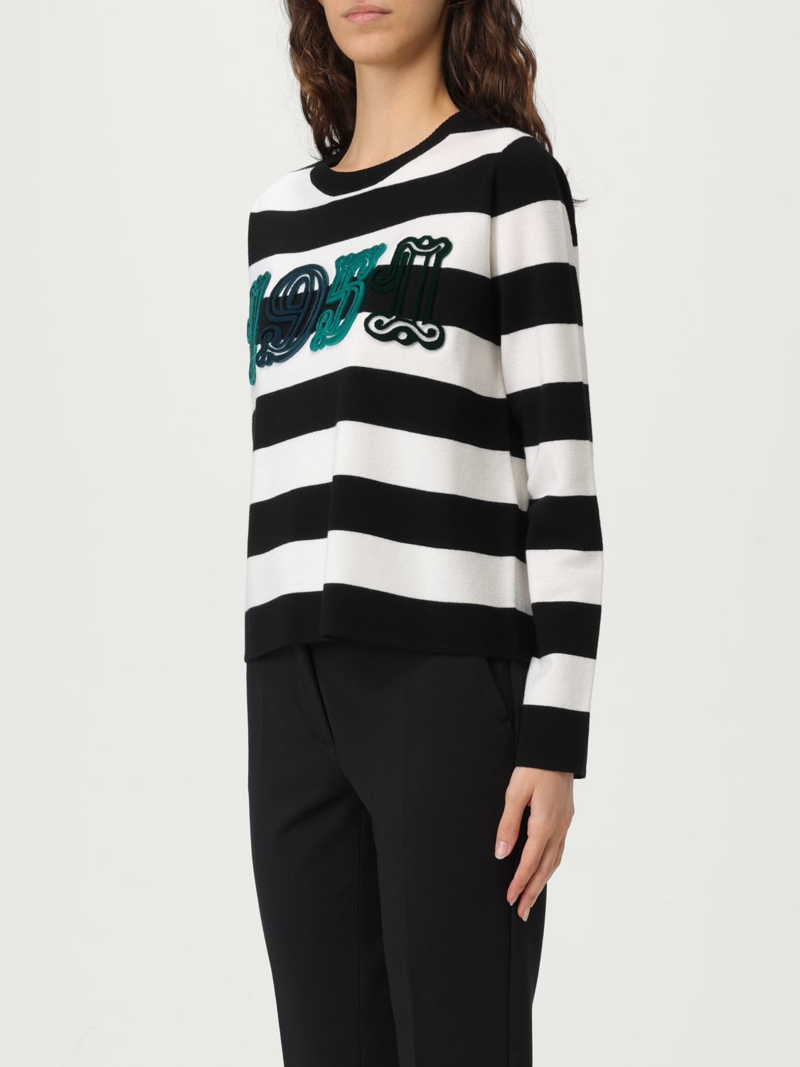 Max Mara Max Mara Sweater Woman White Size M / US 6-8 / IT 42-44 - 4 Thumbnail