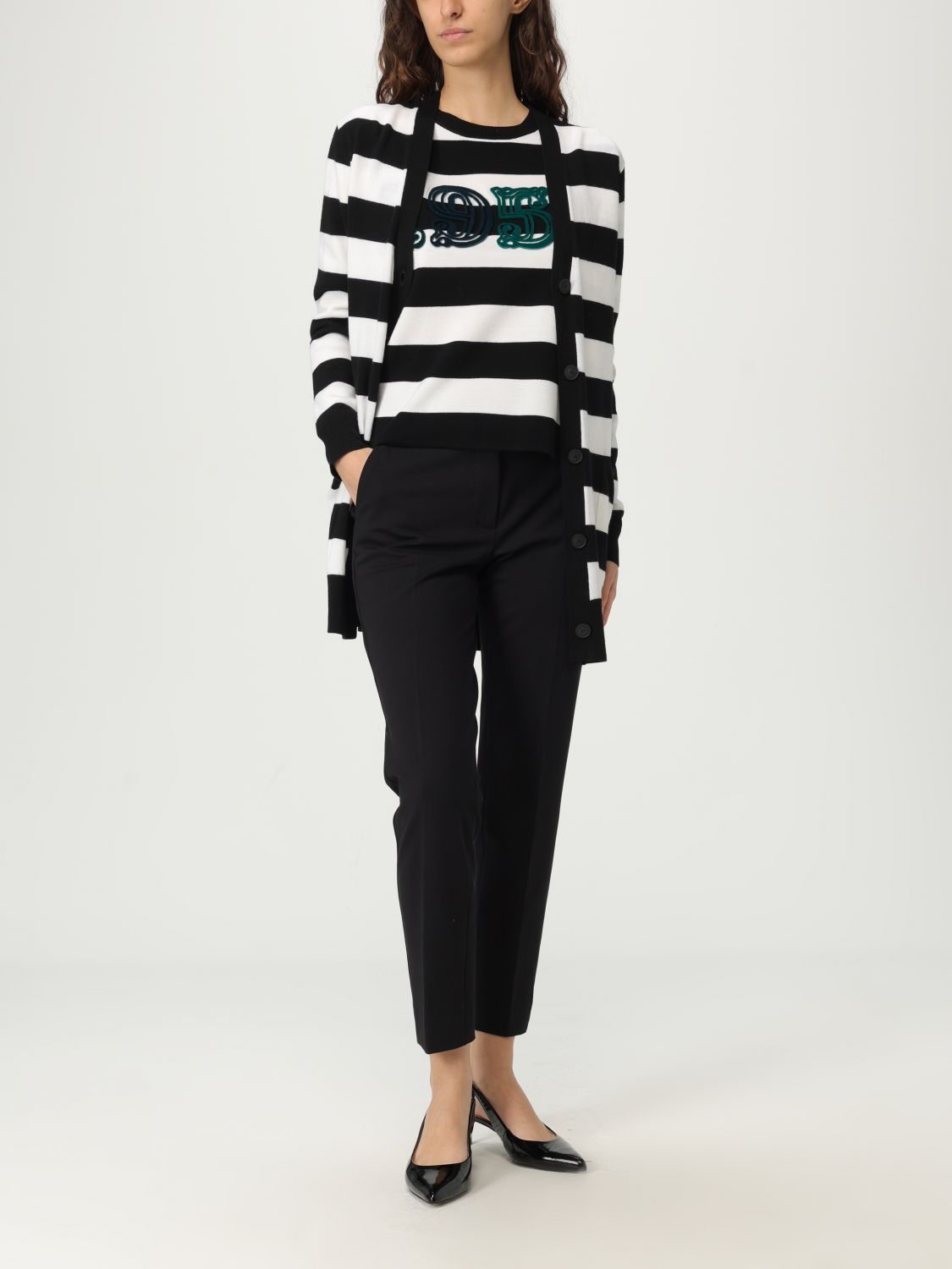 Max Mara Max Mara Sweater Woman White Size XS / US 0-2 / IT 36-38 - 2 Thumbnail