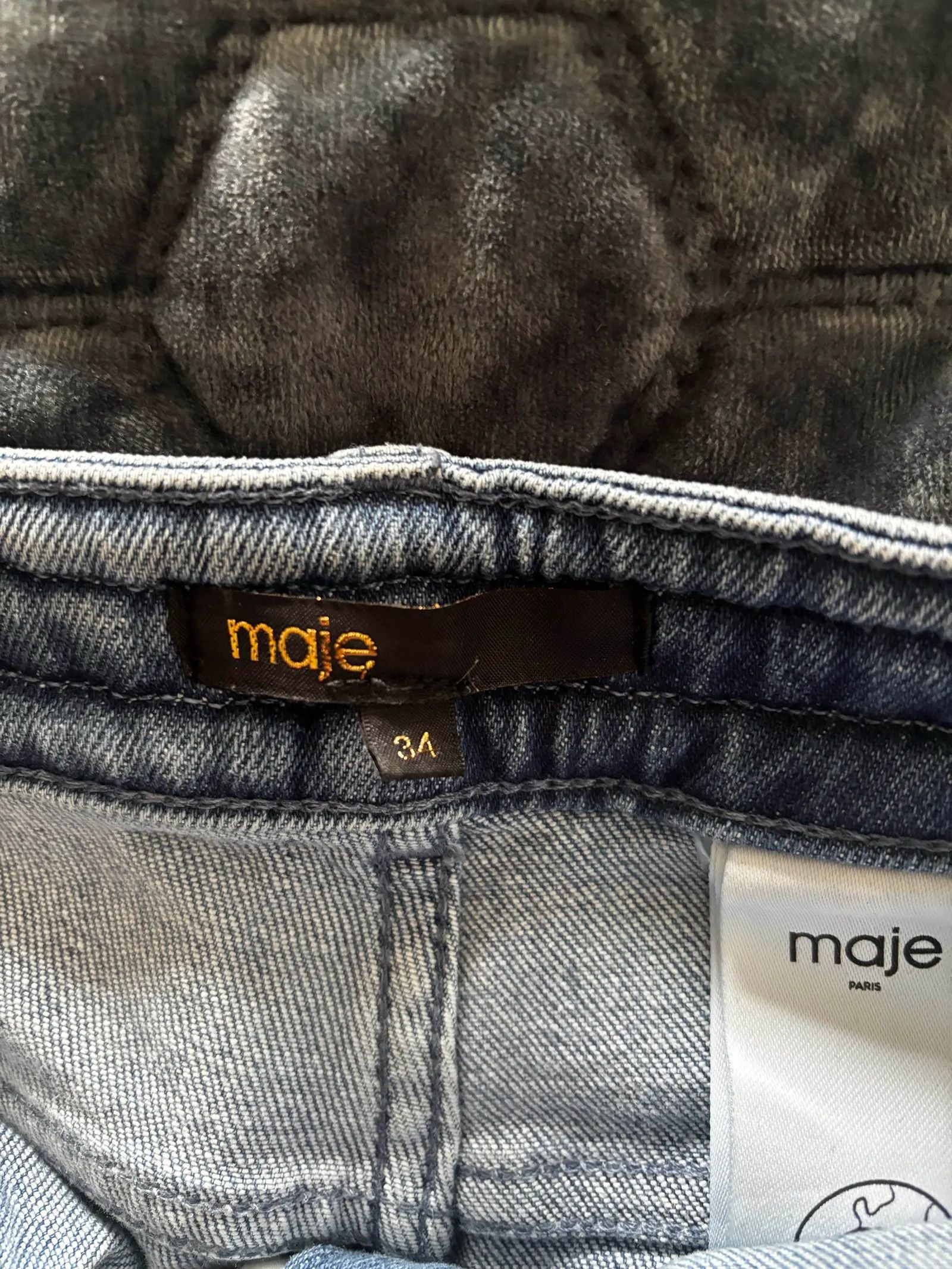 Maje Maje Jeans Size 34" / US 12 / IT 48 - 2 Thumbnail