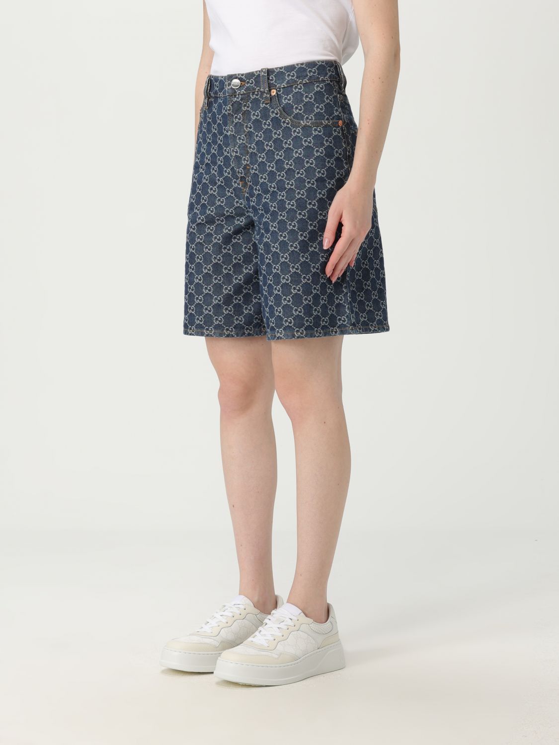 Gucci Gucci Short Woman Denim Size 26" / US 2 / IT 38 - 4 Thumbnail