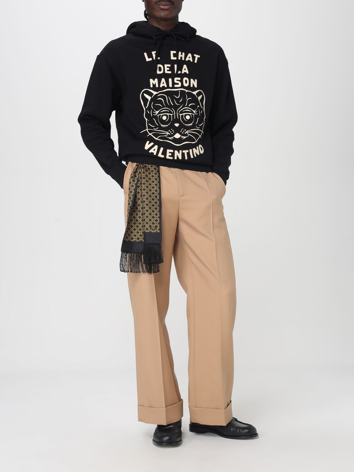 Valentino Valentino Sweatshirt Men Black Size US M / EU 48-50 / 2 - 2 Thumbnail