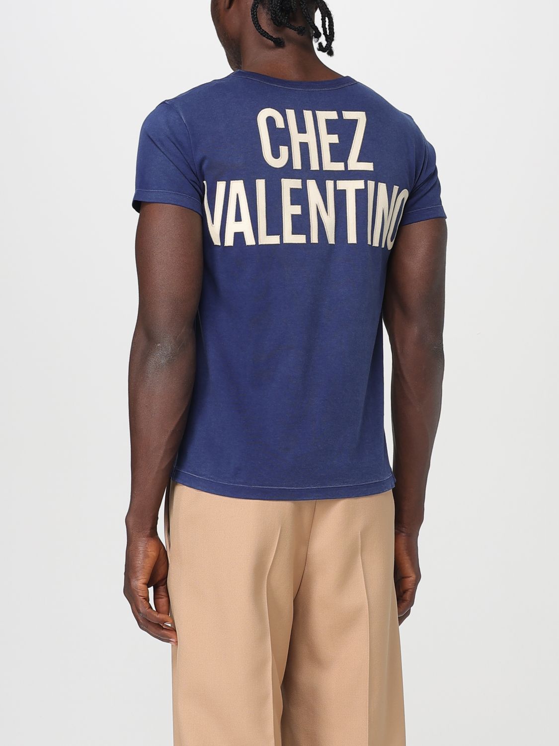 Valentino Valentino T-Shirt Men Blue Size US L / EU 52-54 / 3 - 3 Thumbnail
