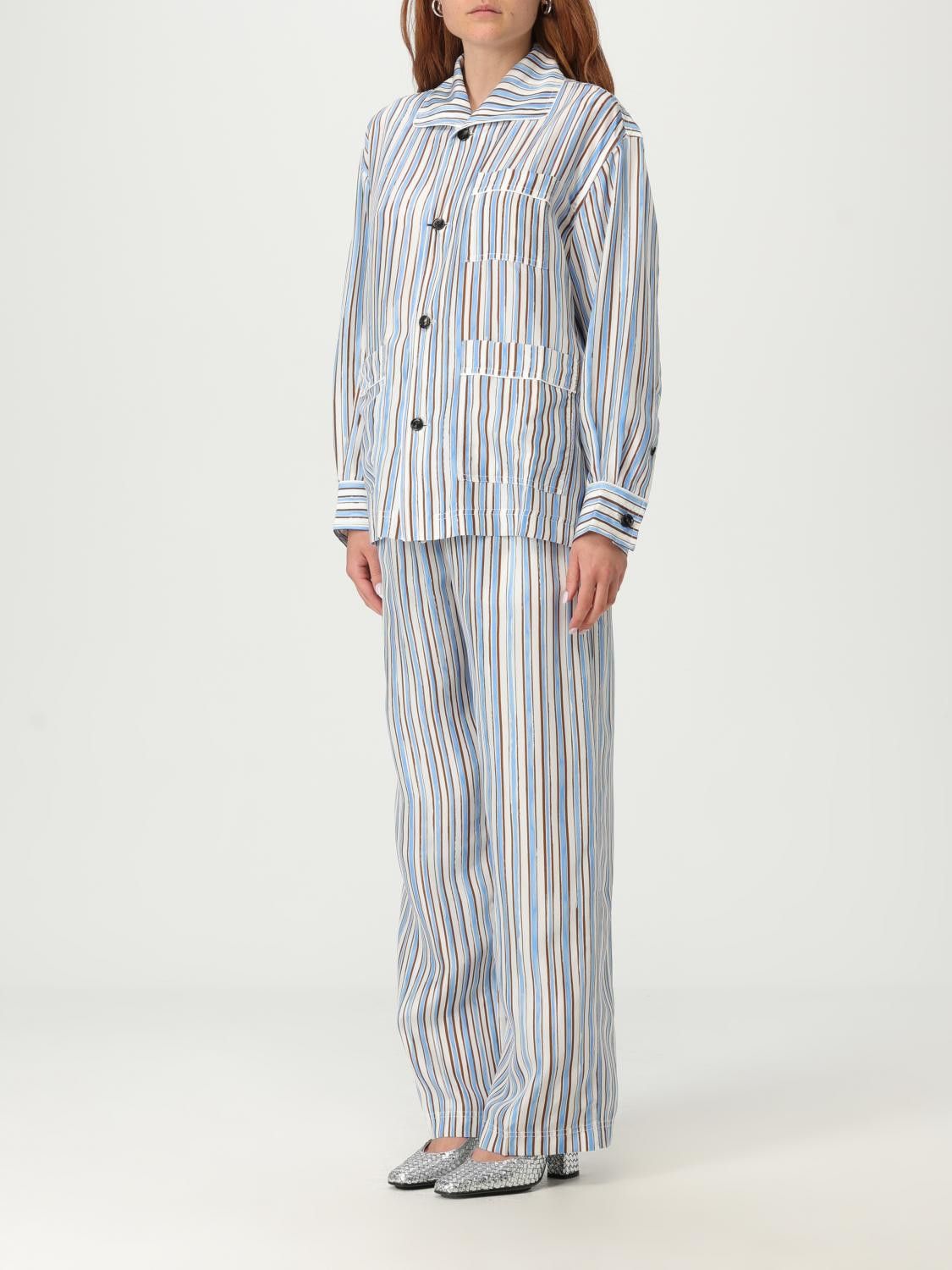 Bottega Veneta Bottega Veneta Suit Separate Woman Gnawed Blue Size M / US 6-8 / IT 42-44 - 4 Thumbnail