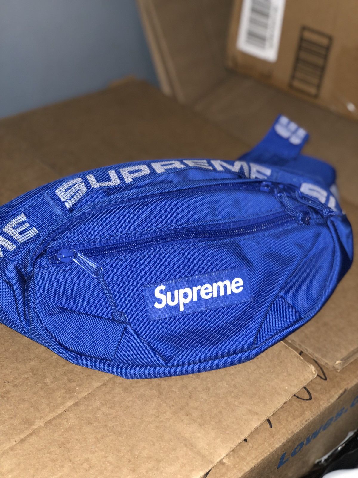 Supreme Blue SS18 Supreme Waist Bag | Grailed