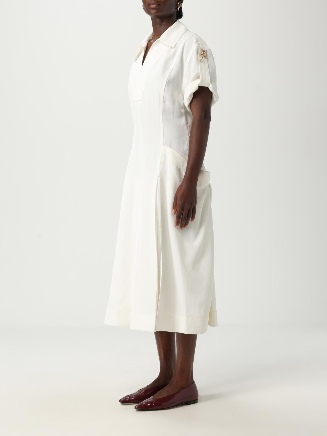 Bottega Veneta Bottega Veneta Dress Woman White Size M / US 6-8 / IT 42-44 - 3 Thumbnail