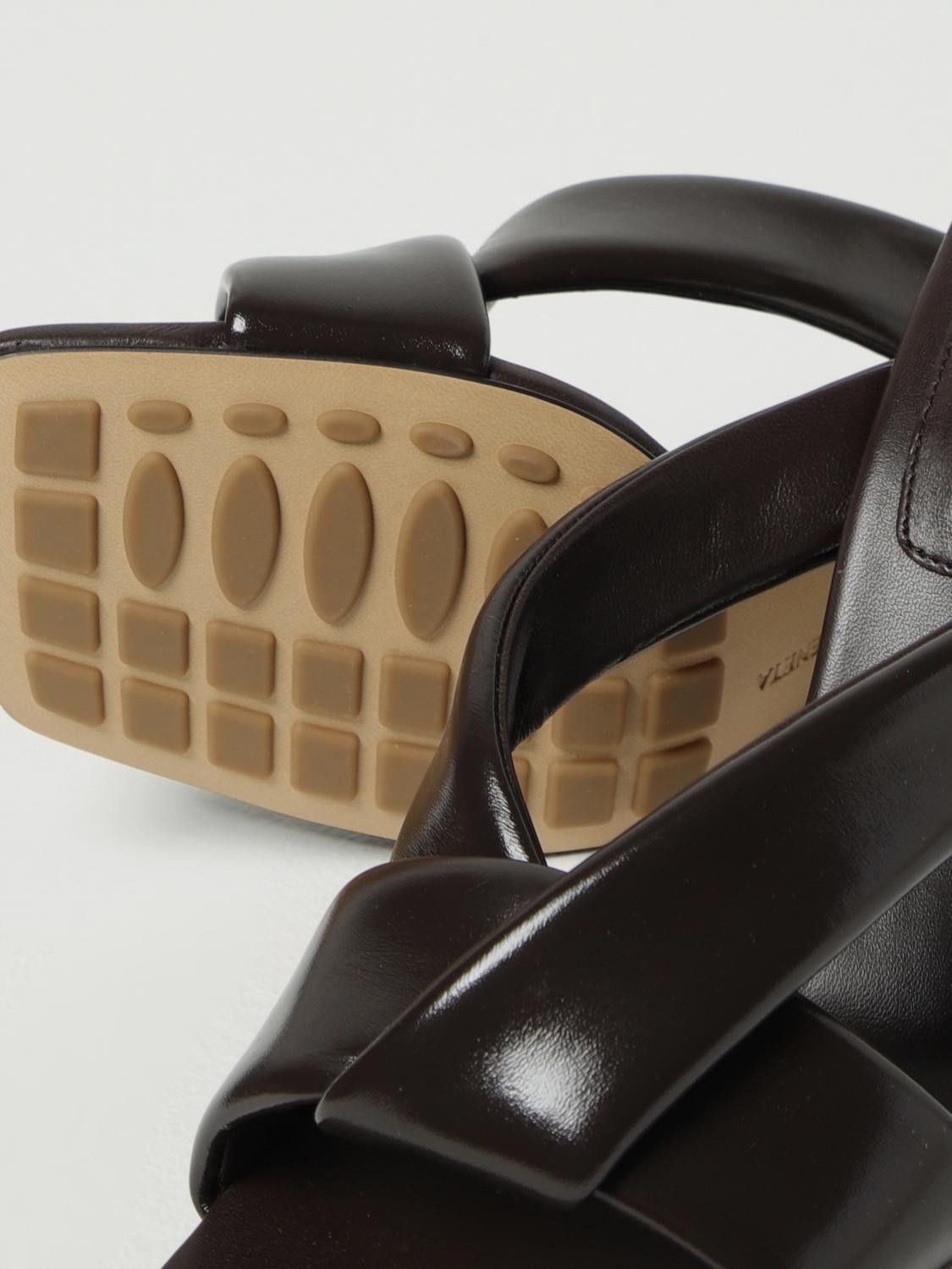 Bottega Veneta Bottega Veneta Heeled Sandal Woman Dark Size US 11 / IT 41 - 4 Thumbnail