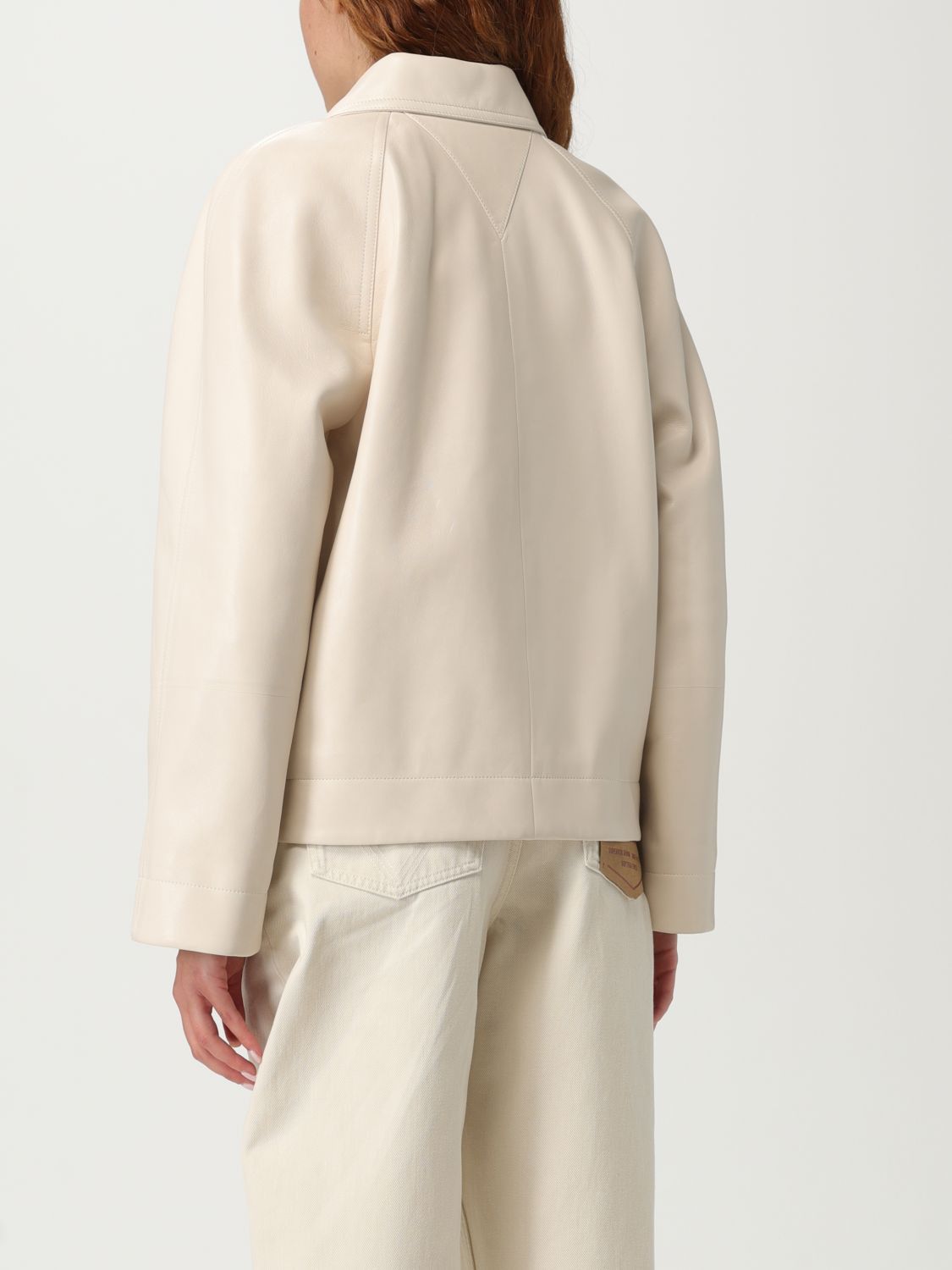 Bottega Veneta Bottega Veneta Jacket Woman Yellow Cream Size M / US 6-8 / IT 42-44 - 3 Thumbnail