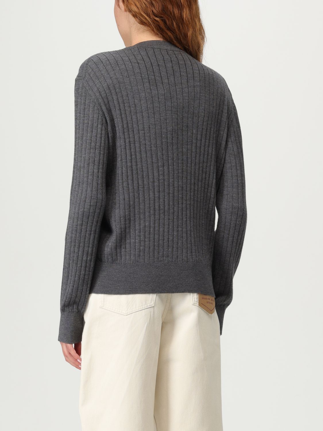Bottega Veneta Bottega Veneta Sweater Woman Charcoal Size L / US 10 / IT 46 - 3 Thumbnail