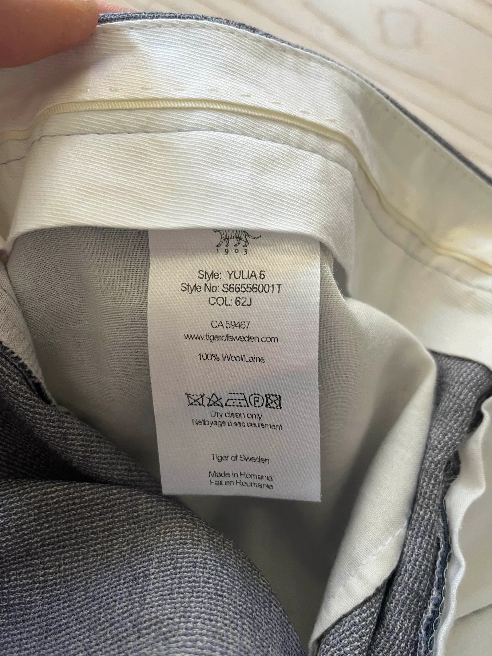 Tiger of Sweden Tiger of Sweden Yulia6 Pants Size 26" / US 2 / IT 38 - 3 Thumbnail