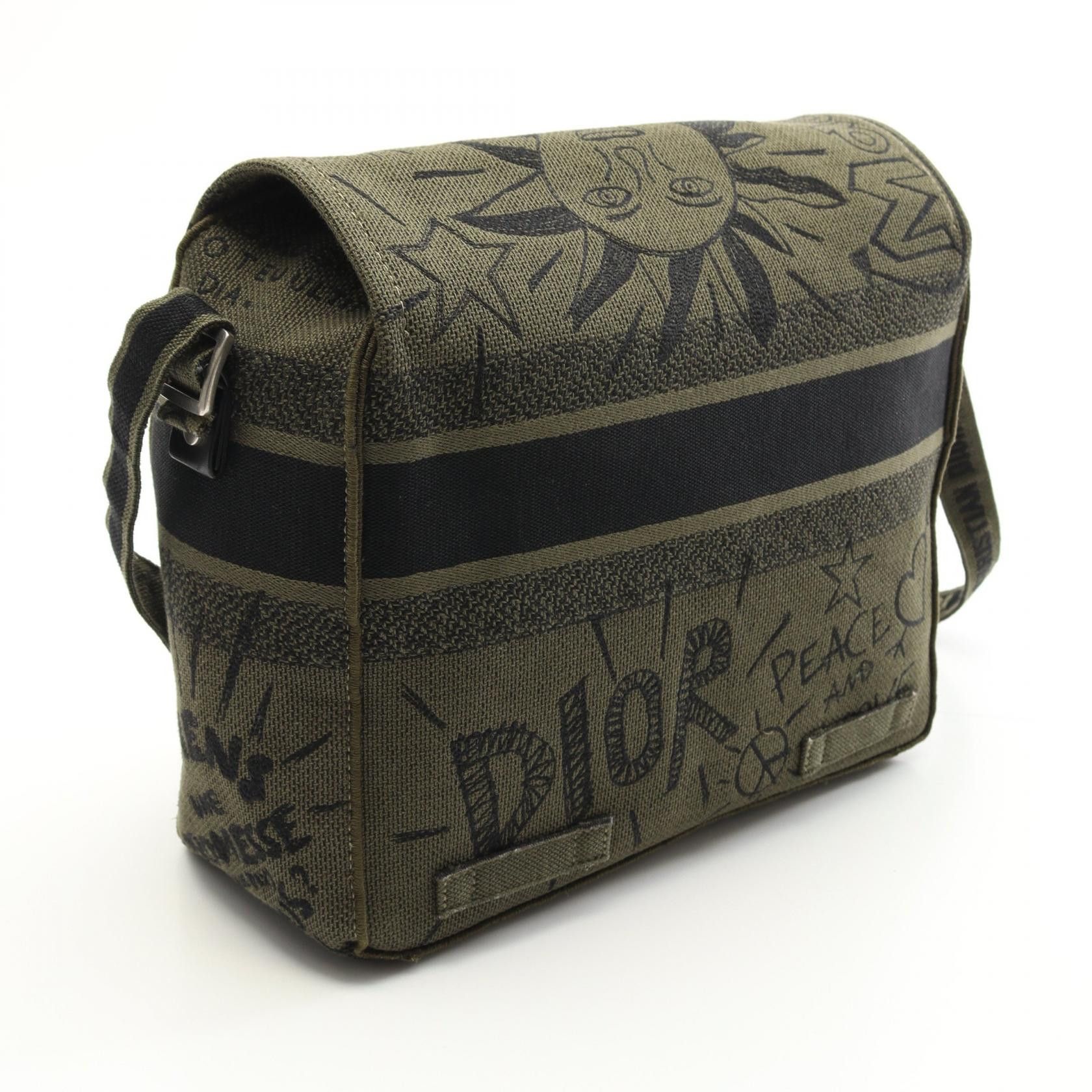 Dior Dior Dior Diorcamp Canvas Shoulder Bag Canvas Shoulder Bag DUTY FREE for USA Size ONE SIZE - 2 Thumbnail