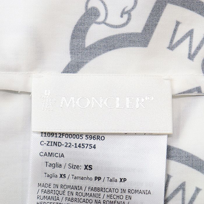 Moncler Moncler Moncler CAMICIA Cotton Short Sleeve Shirt Cotton Dress Shirt Size ONE SIZE - 8 Thumbnail