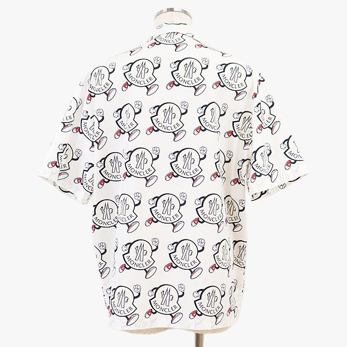 Moncler Moncler Moncler CAMICIA Cotton Short Sleeve Shirt Cotton Dress Shirt Size ONE SIZE - 10 Thumbnail