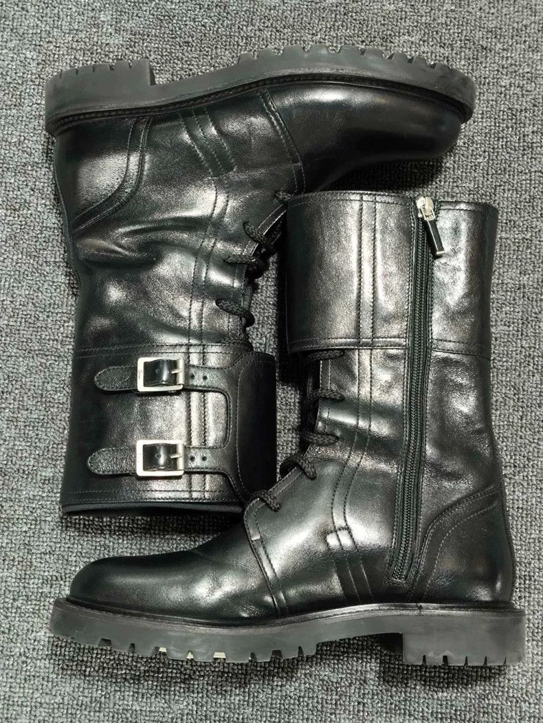Dior Black Martin Boots by Dior Size US 9 / EU 42 - 2 Thumbnail