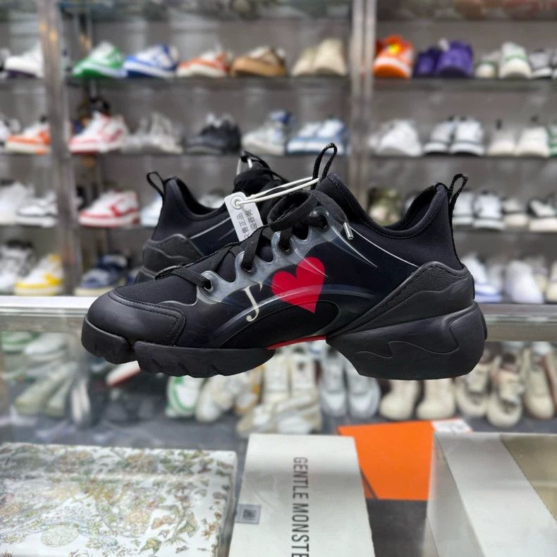Dior DIOR D-Connect Black Dad Sneakers Size 38 Size US 10 / EU 43 - 5 Thumbnail